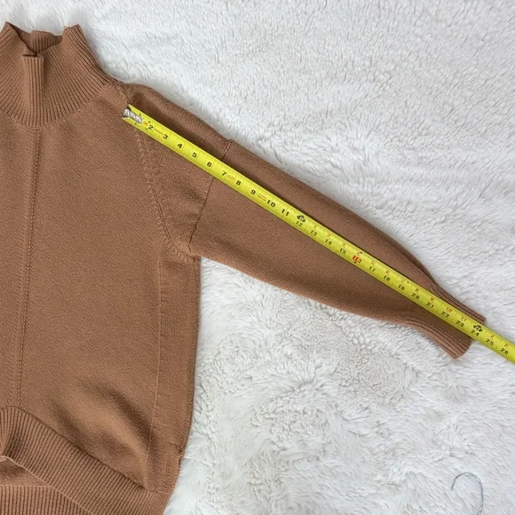 MAEVE by Anthropologie ,Size S ,Cozy Tan Turtleneck Sweater - Picture 12 of 17